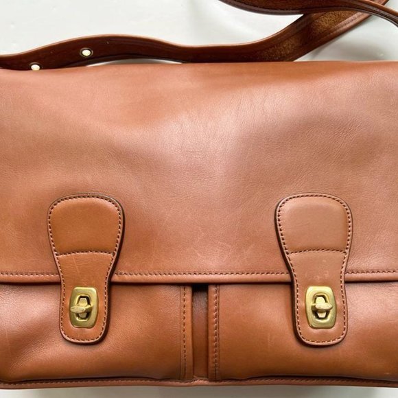 Coach Bags Coach Limited Edition Tan Leather Field Messenger Bag
